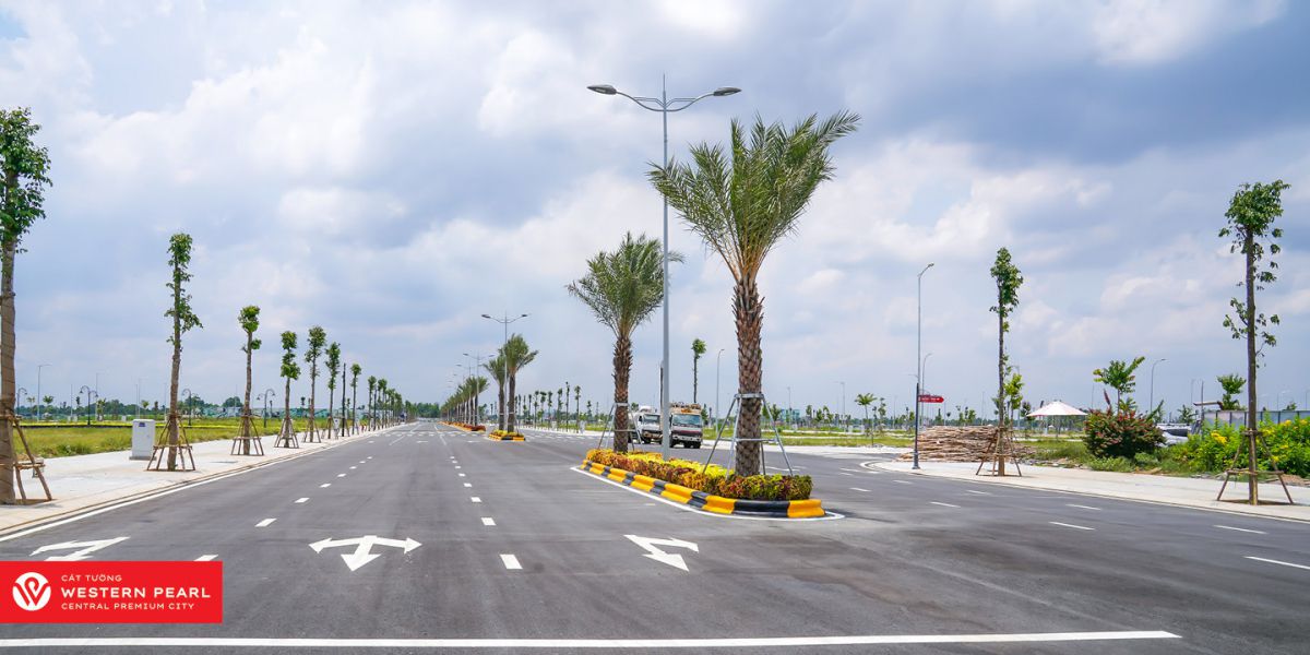 Đường 6 làn xe Cát Tường Western Pearl