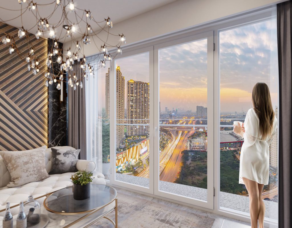 Căn hộ tại The Summit 216 sở hữu tầm view panorama “triệu đô” thu trọn cảnh sắc với kính Low-E cao cấp
