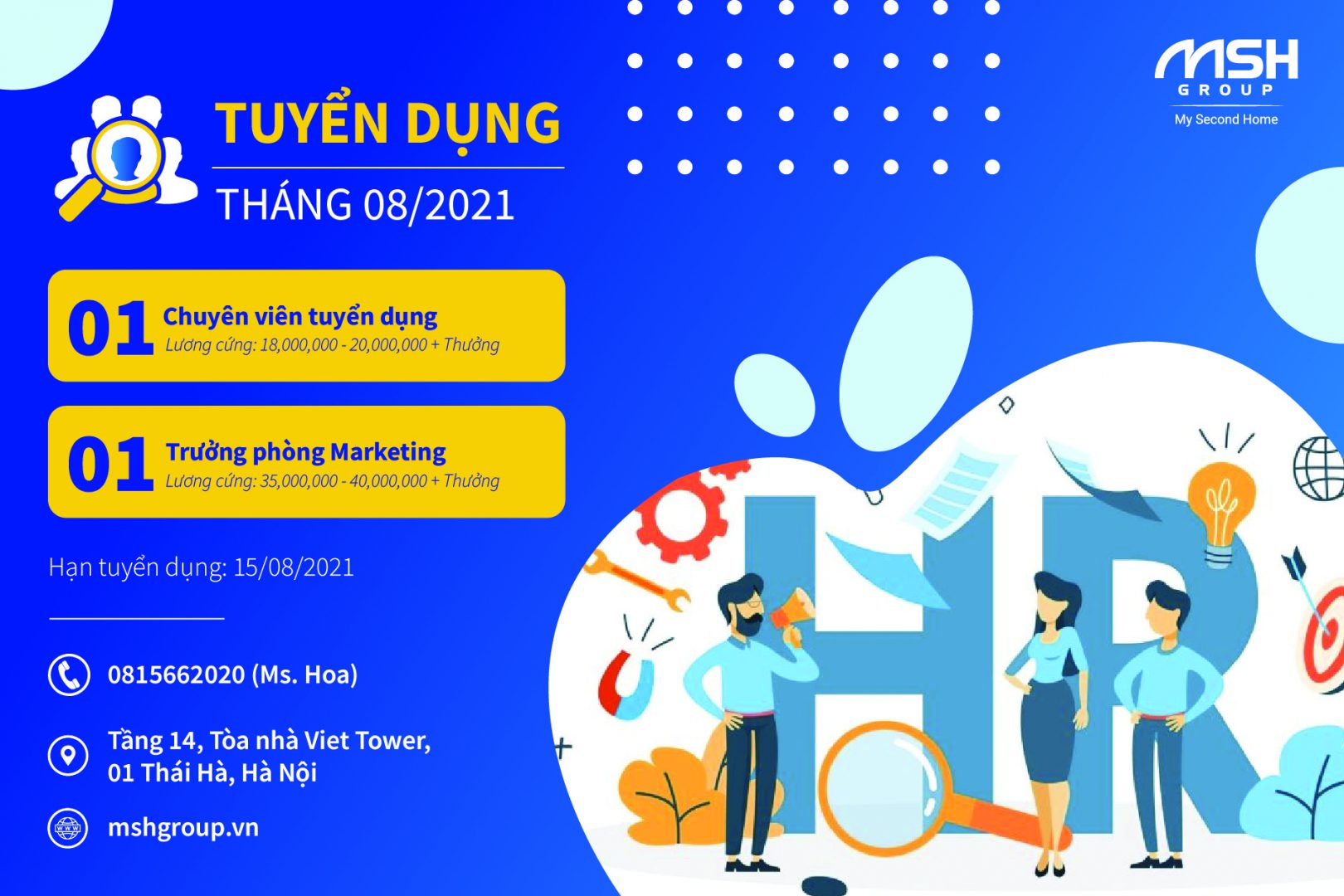 MSH tuyển dụng