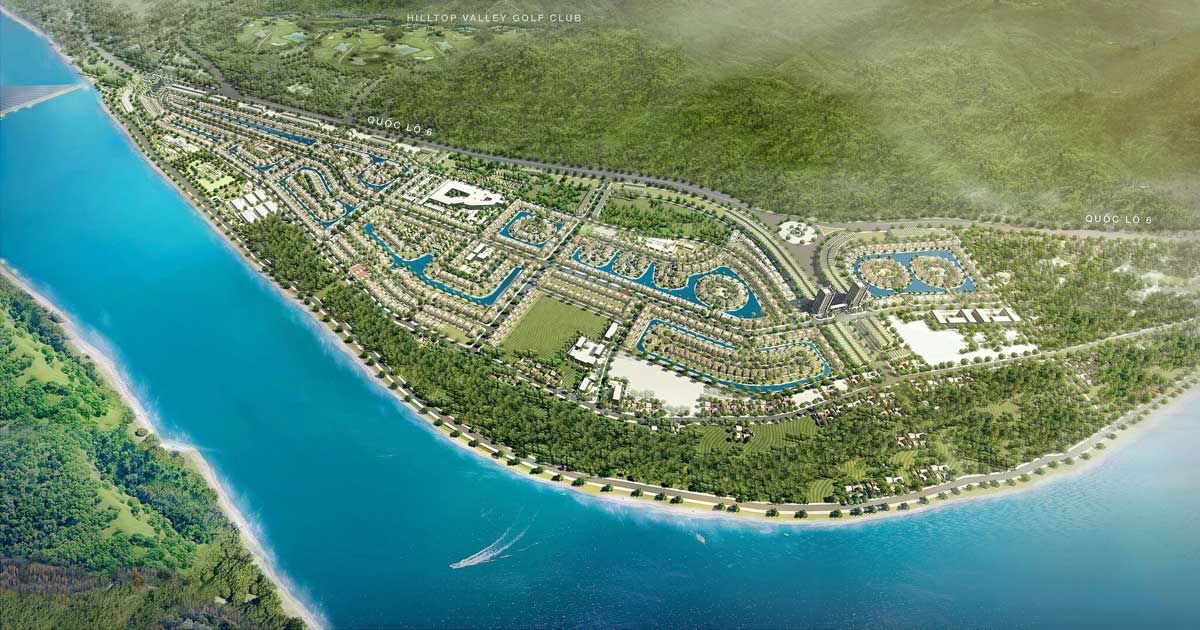dự án casa del rio hòa bình - biệt thự vên sông Đà