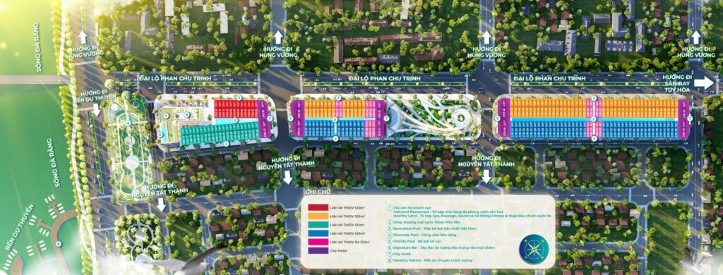 Lynn Times Riverside Phú Yên sở hữu phong thế vị trí - tiện ích đẳng cấp “Phố bên sông – Sông giữa lòng phố”.