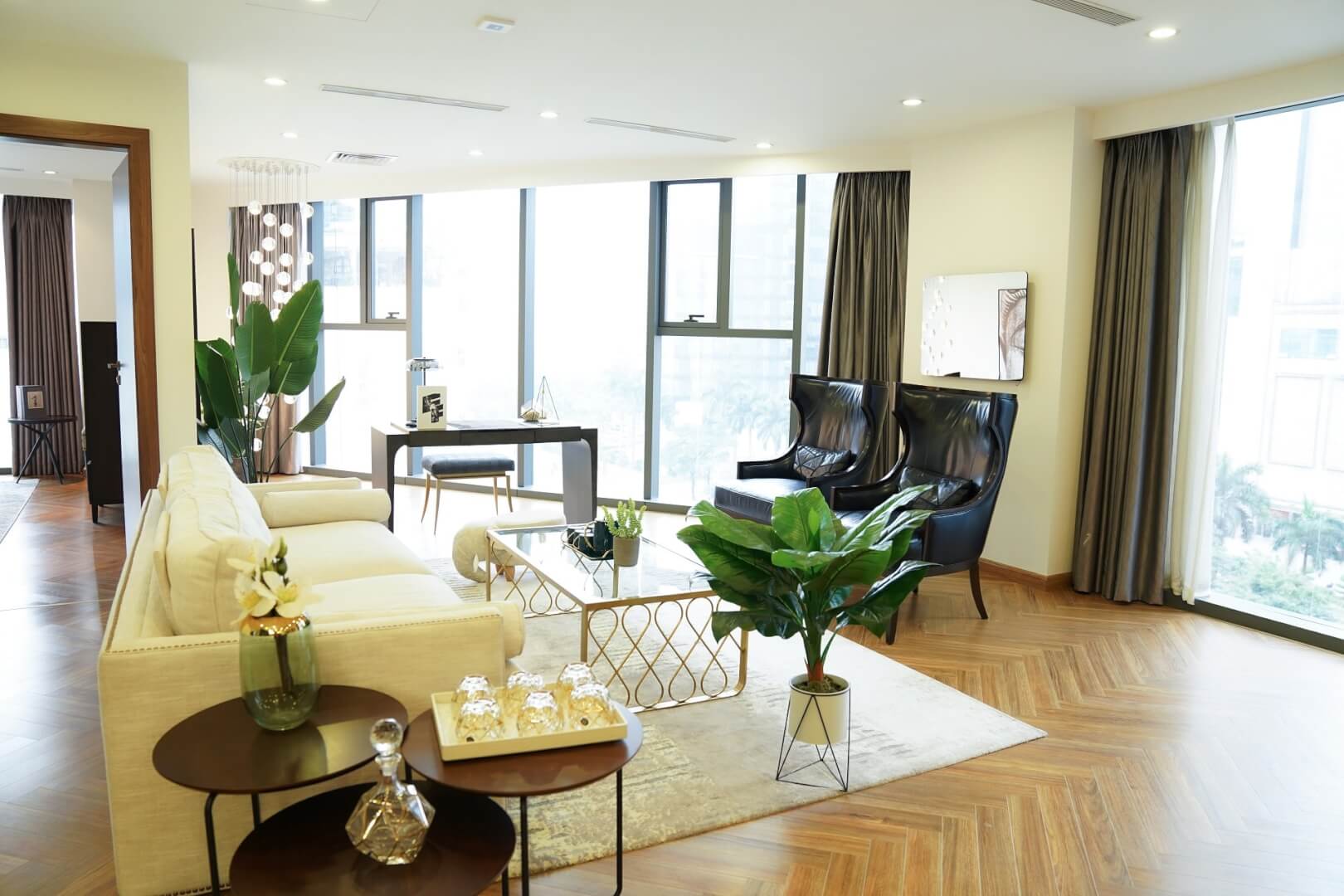 Hình ảnh trong căn hộ thực tế của dự án The Summit 216