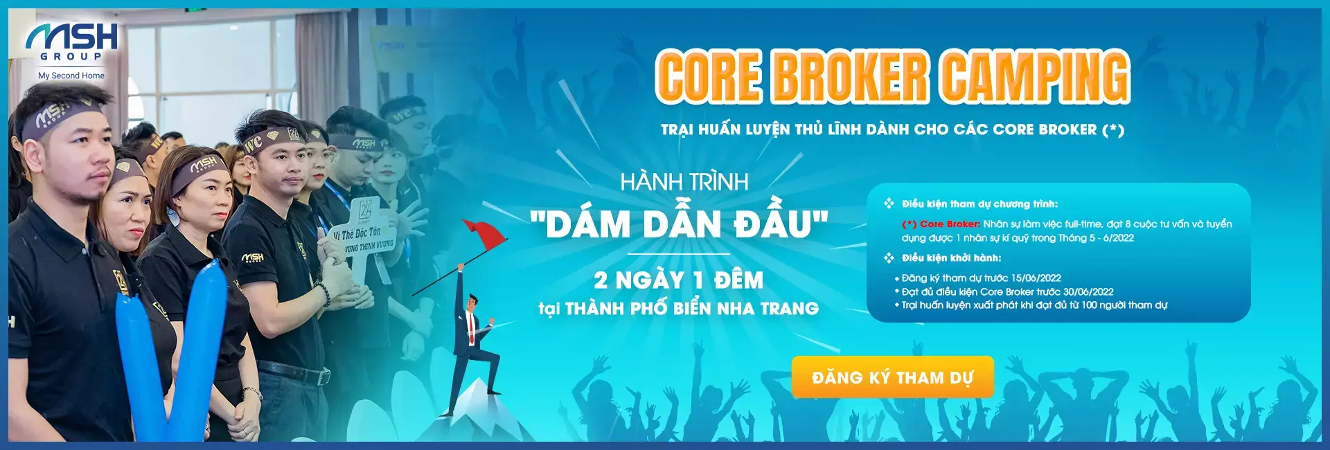 Sự kiện Core Broker Camping - Hành trình dám dẫn đầu